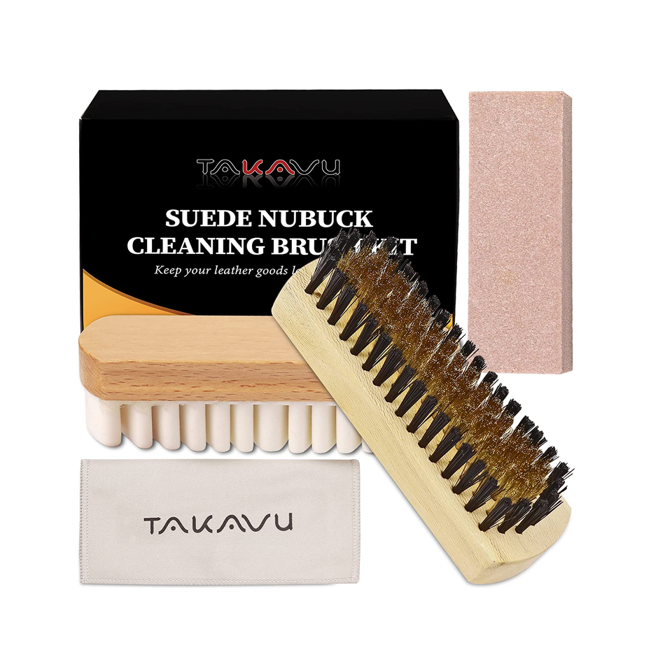 Premium Suede & Nubuck Cleaning Brush Kit by TAKAVU