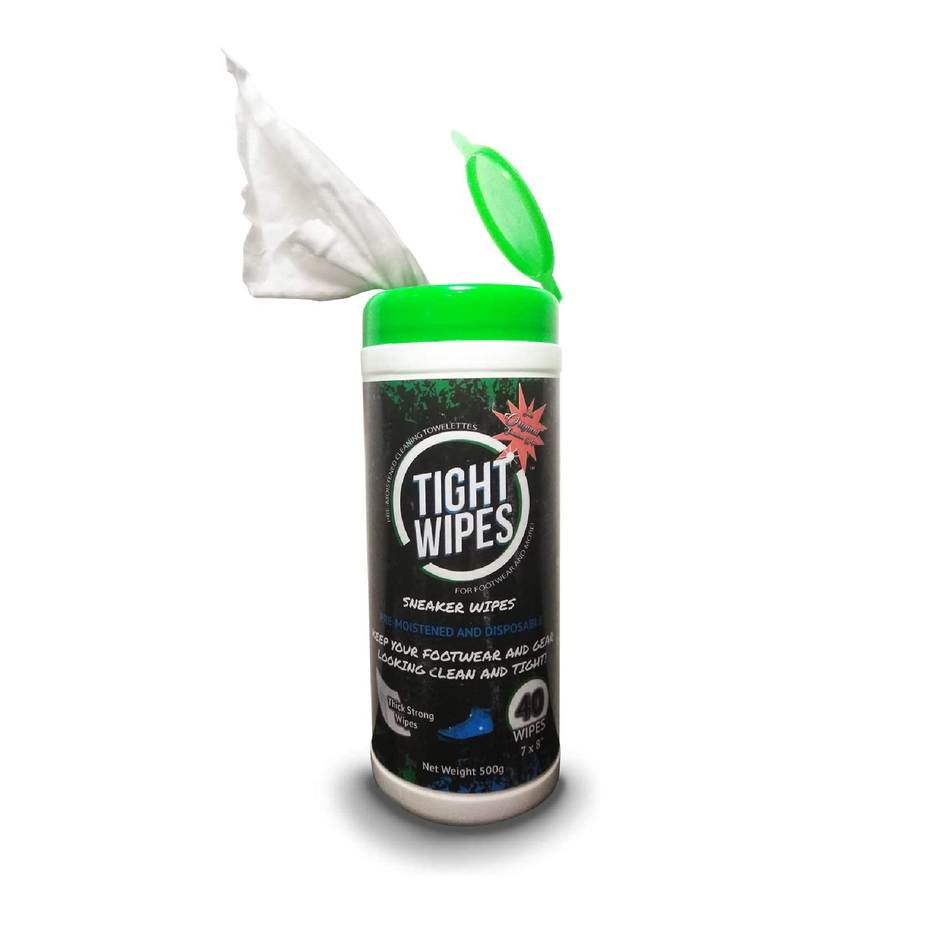 Tight Wipes (40 Wipes Sneaker and Shoe Cleaner Wipes for All Shoe Types