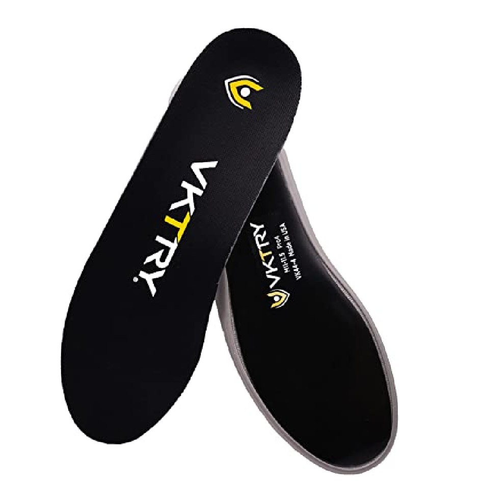 VKTRY Silver Sports Insoles Carbon Fiber Insoles for Casual Athletes