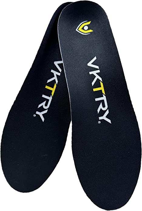VKTRY Silver Sports Insoles Carbon Fiber Insoles for Casual Athletes