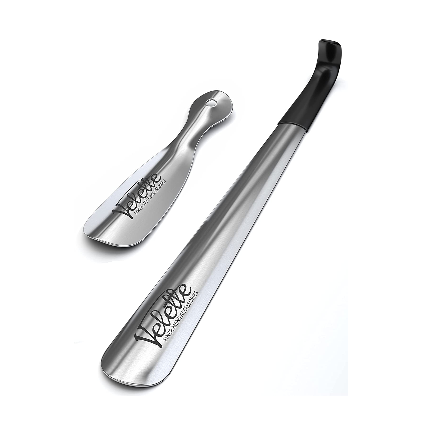 Velette Metal Shoe Horn - Shoe Horns for Seniors- Men- Women and Kids - Shoehorn Helper for Boots and Shoes