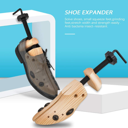 WEST LIGHT 2 Way Cedar Shoe Trees Wooden Shoe Stretcher | Adjustable