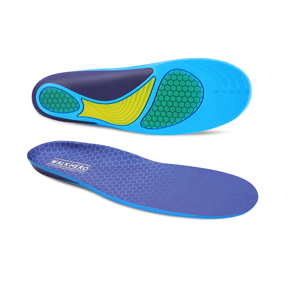 Walk·Hero Gel Insoles | Cushioned Work Insoles Relieve Foot Pain