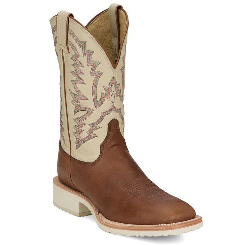 Justin Back Men Footwear Cowboy/Western Trainor 11" Western Color Caramel(#BR394)