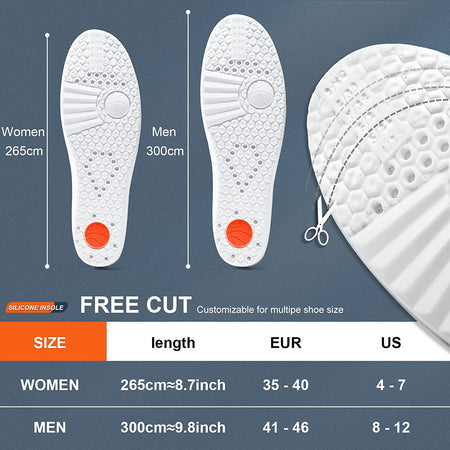 XINIFOOT 3 Pairs Premium Comfort Shoe Replacement Insole