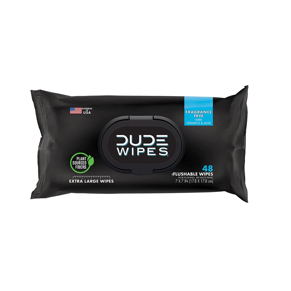 DUDE Wipes Flushable Wipes - 1 Pack 48 Wipes