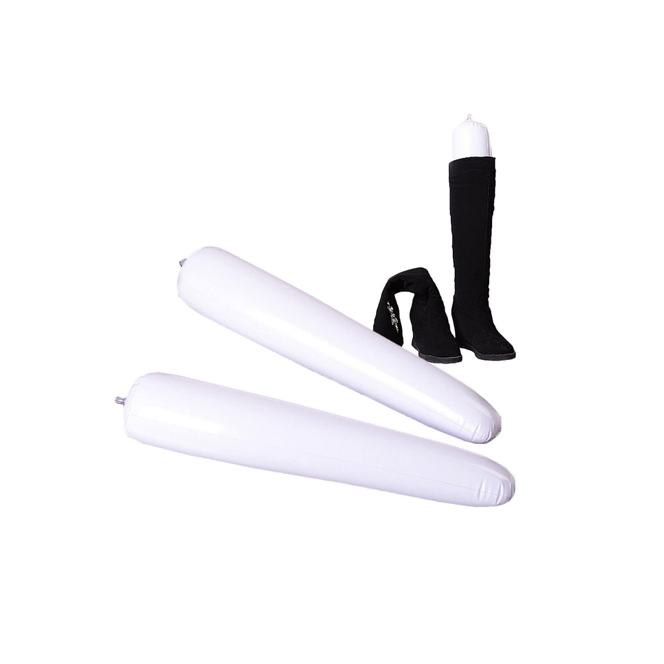 kilofly Inflatable Boot Shapers [Set of 3 Pairs] - Extra Long - 50cm, White