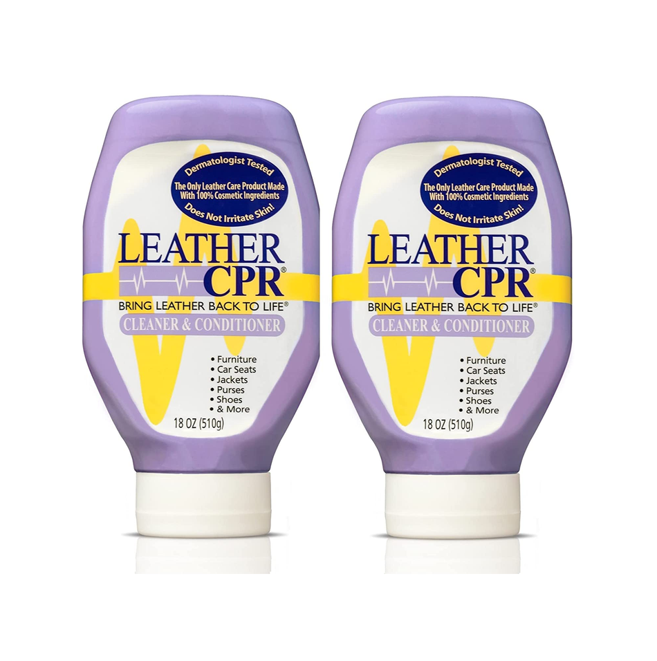 Leather CPR Cleaner & Conditioner 18oz (2) - Best Leather Cleaner & Conditioner