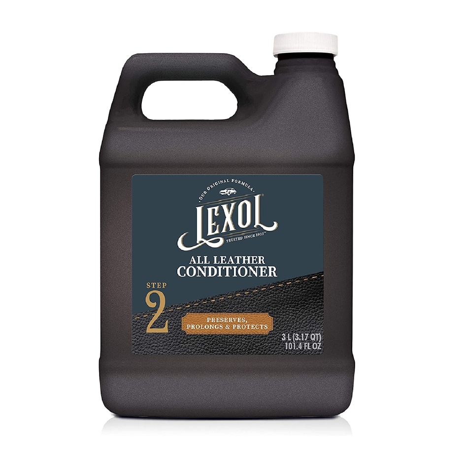 Lexol Leather Conditioner Use on Furniture Car Interiors Shoes Handbags Accessories 101.4 Fl Oz Each