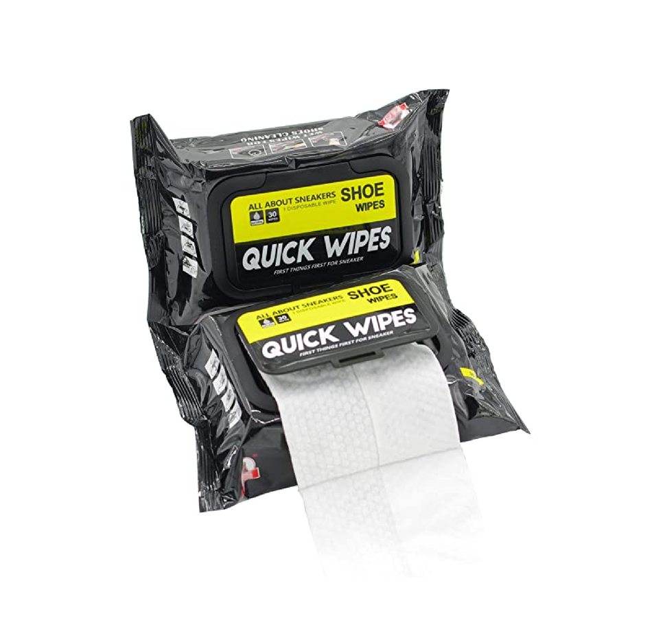 mygezi 2 Pack 60 Pcs Shoe Sneaker Wipes Cleaner Quick Wipes