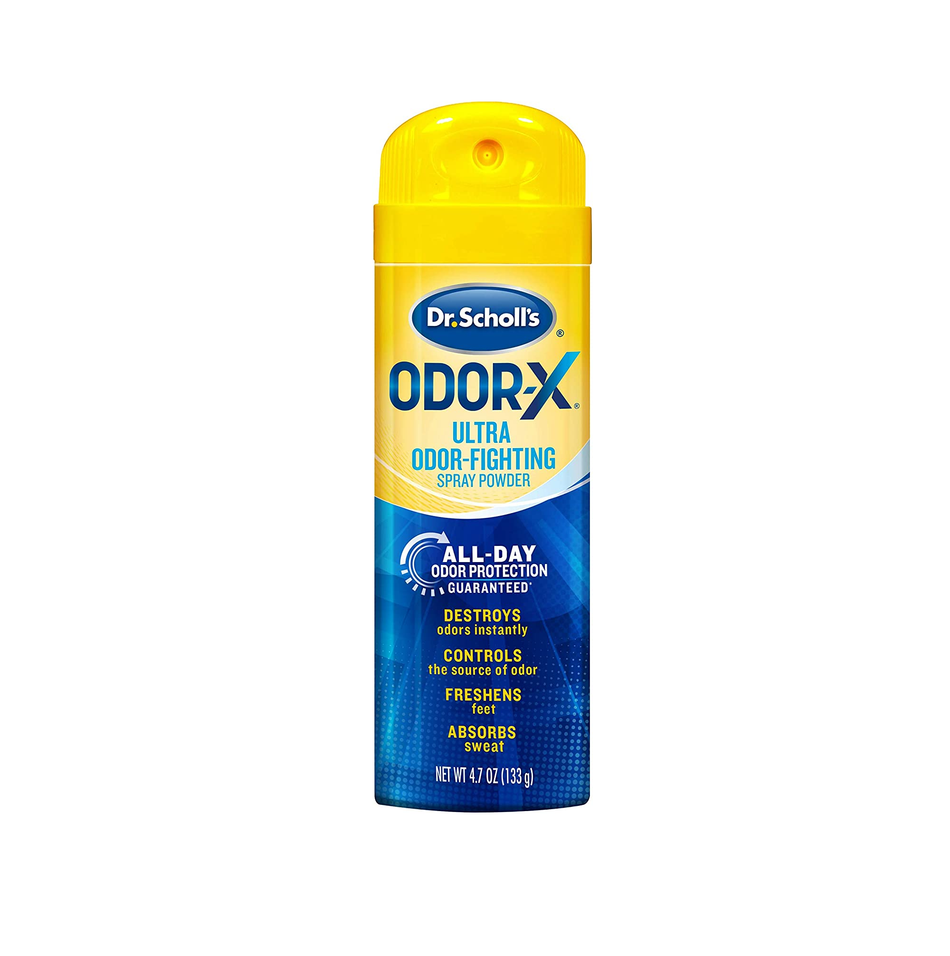Dr. Scholl’s Odor-X ODOR-FIGHTING Spray-Powder All-Day Odor Protection and Sweat Absorption | 4.7oz
