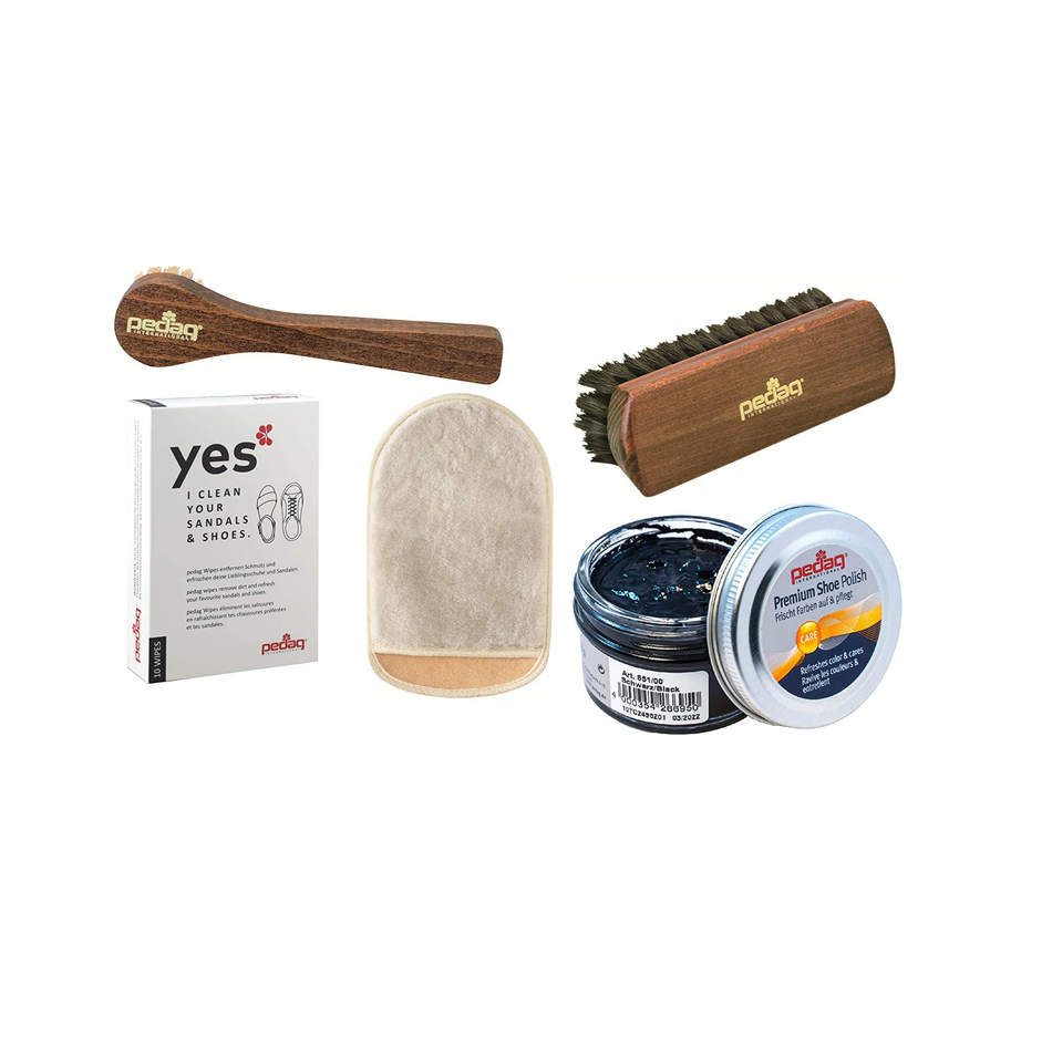 pedag Leather Shoe Care  Cleaning and Care Kit for Shoes