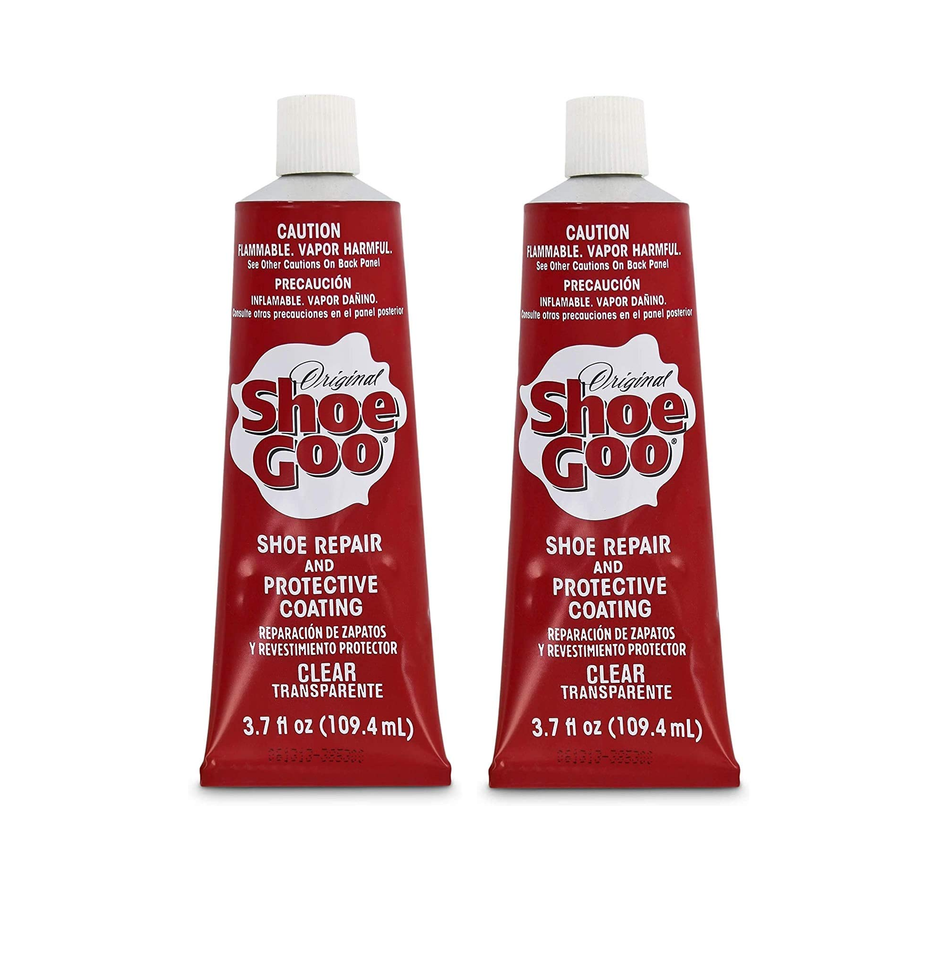 Shoe Goo Repair Adhesive for Fixing Worn Shoes or Boots Clear 3.7 Oz 2pc