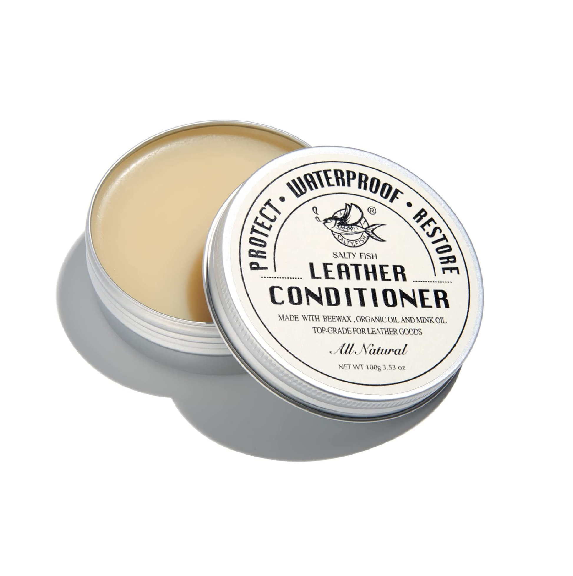 Aged Leather Pros Beeswax Leather Conditioner to Protect, Soften & Restore Recommended by Pros for Genuine Leather, All Natural & Non-Toxic, Made in