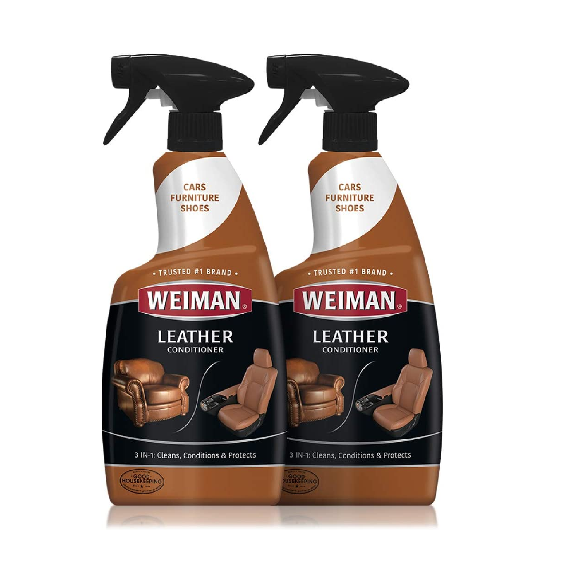 Weiman Leather Cleaner & Conditioner Wipes, 30 Count