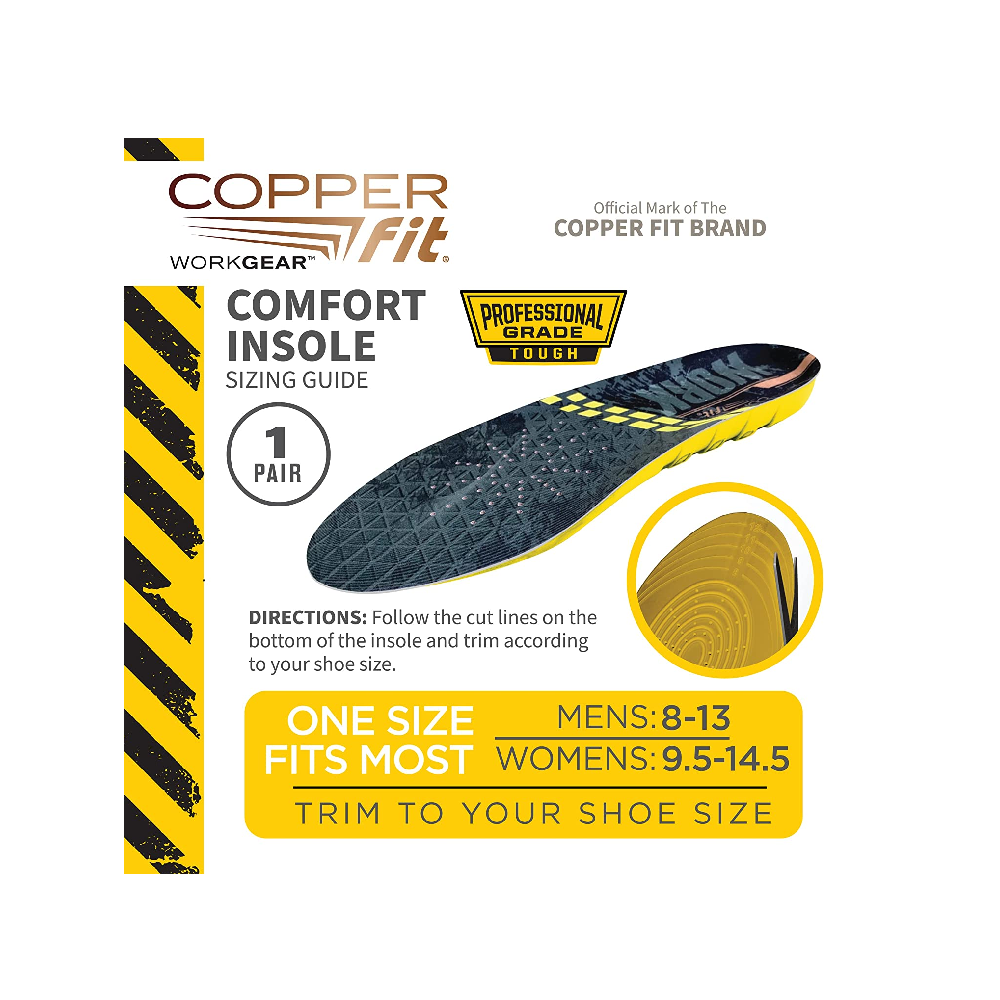 Copper Fit Shoe Insoles Copper Fit Balance Insoles Performance