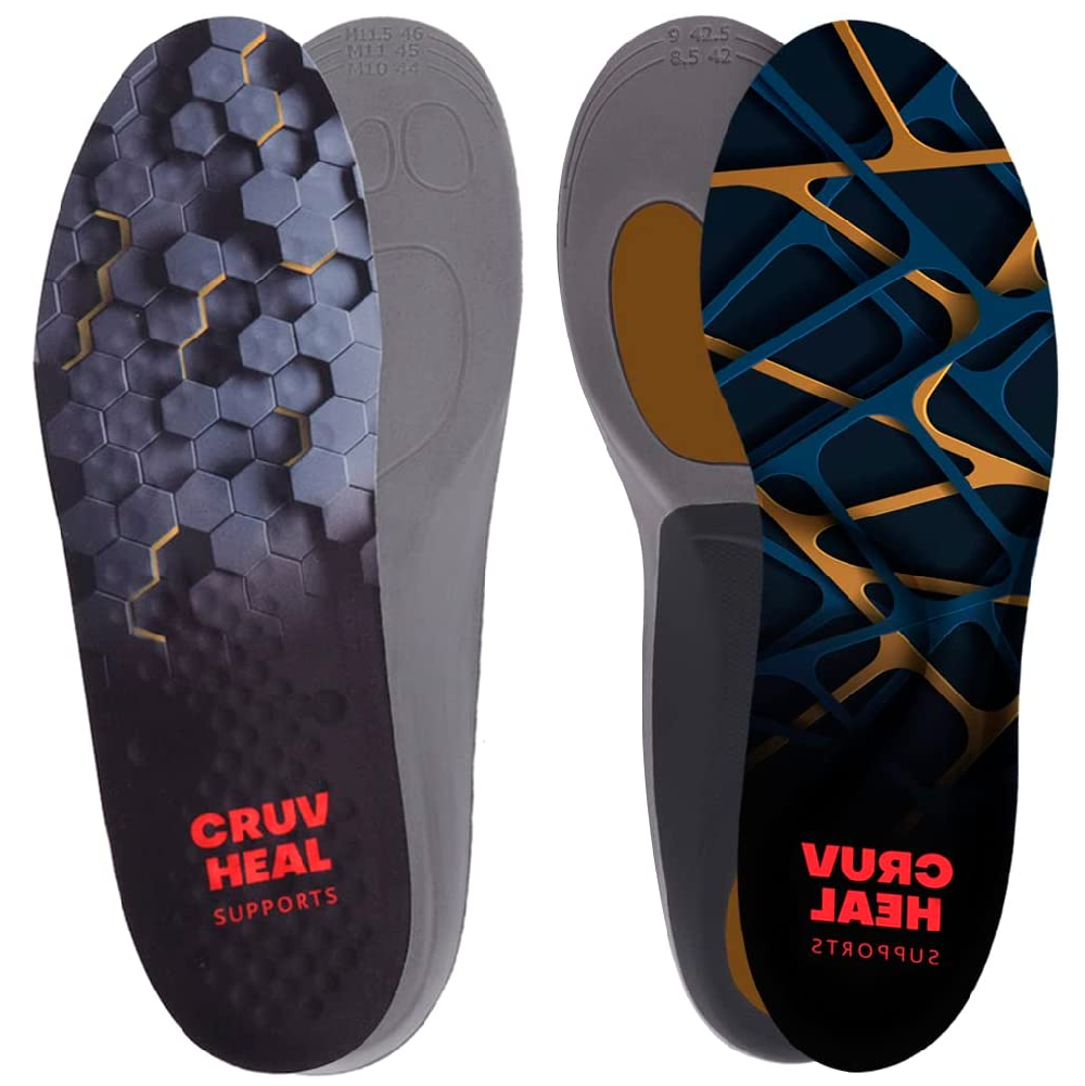 Cruvheal Work Orthotic Insoles and Work Comfort Orthotic Insoles