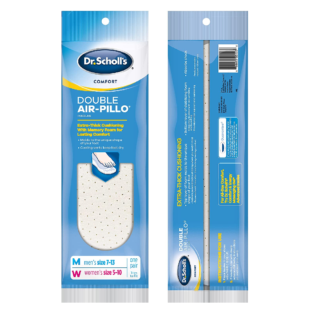 Dr. Scholl’s Comfort Double Air-Pillo Insoles