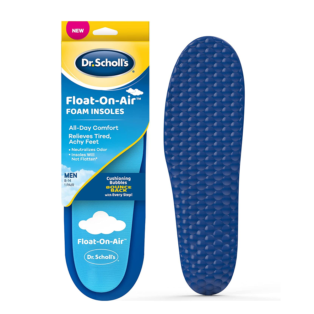 Dr. Scholl's Float-On-Air Insoles for Men | Shoe Inserts That Relieve Tired
