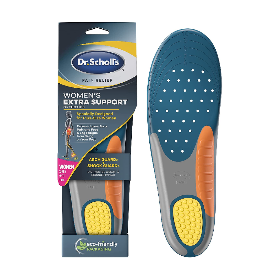 Dr. Scholl's Insoles for Women Extra Support Pain Relief Orthotics Shoe Inserts