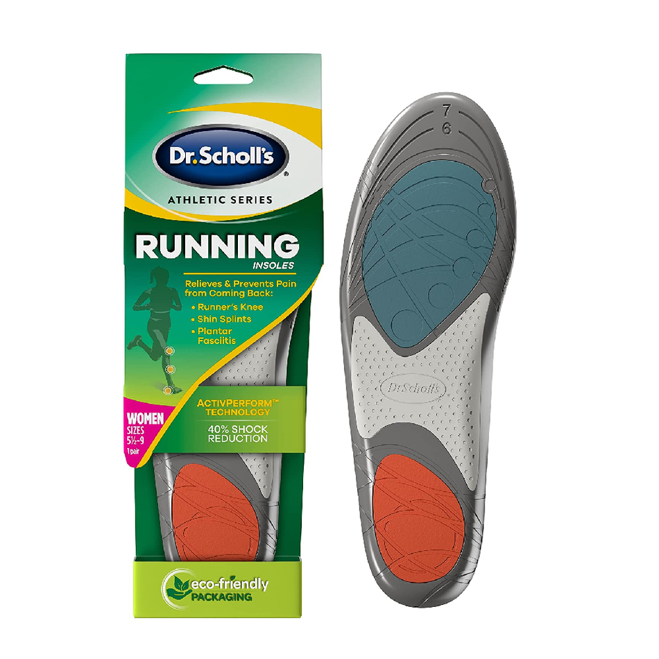 Dr. Scholl’s Running Insoles | Reduce Shock and Prevent Common Running Injuries