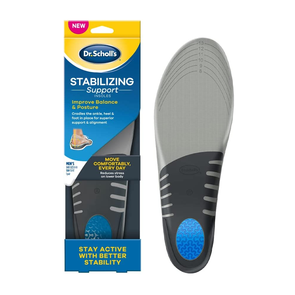 Dr. Scholl's Stabilizing Support Insole Improves Posture | Alignment & Balance