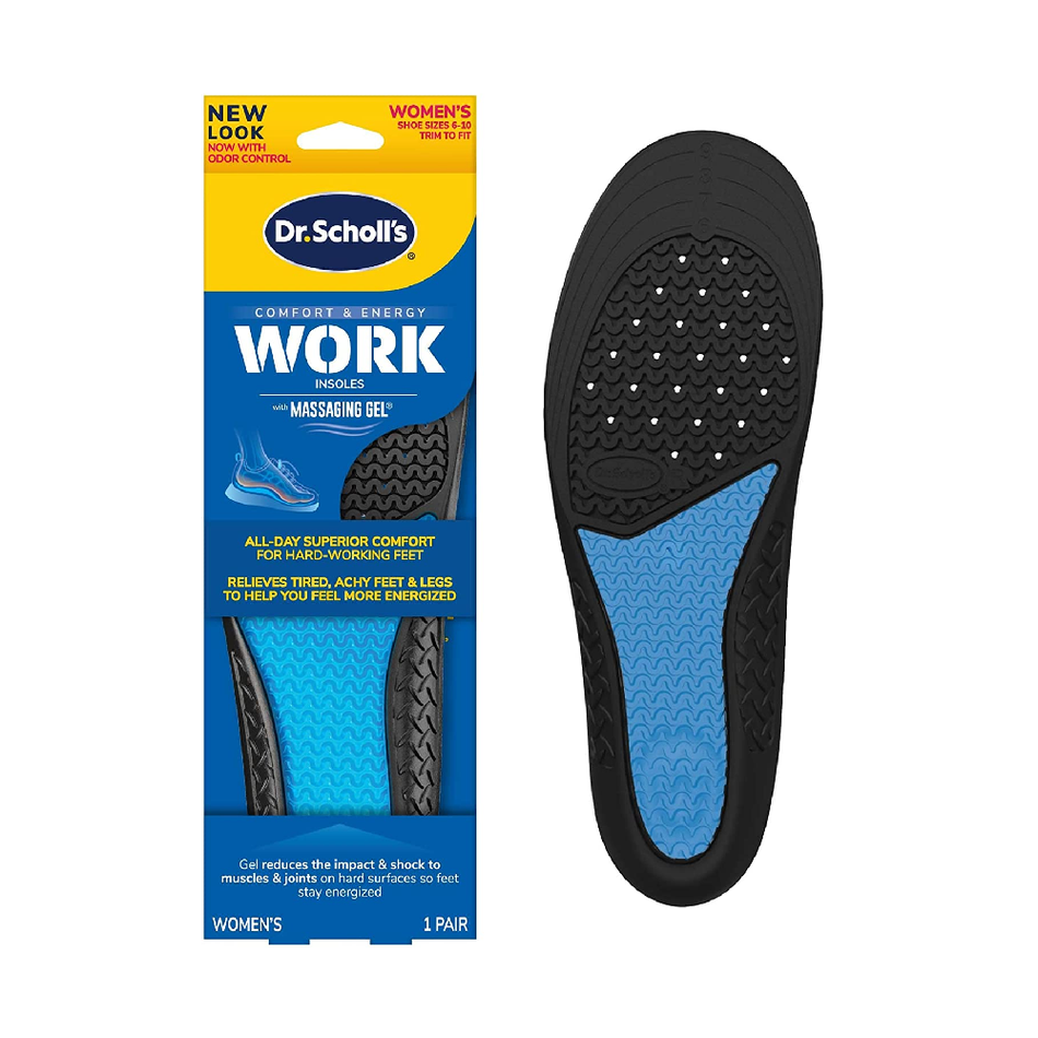 Dr. Scholl's Work All-Day Superior Comfort Insoles (with) Massaging Gel