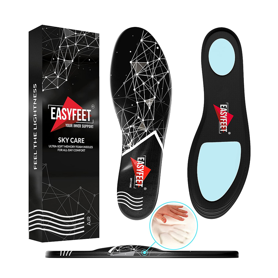 Easyfeet New 2023 Memory Foam Insoles for Men and Women