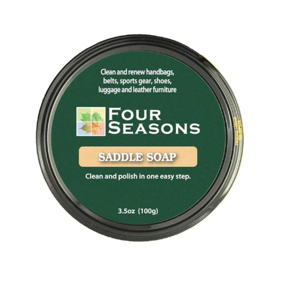 Four Seasons Saddle Soap-Yellow 3.5 Oz #FSSAS