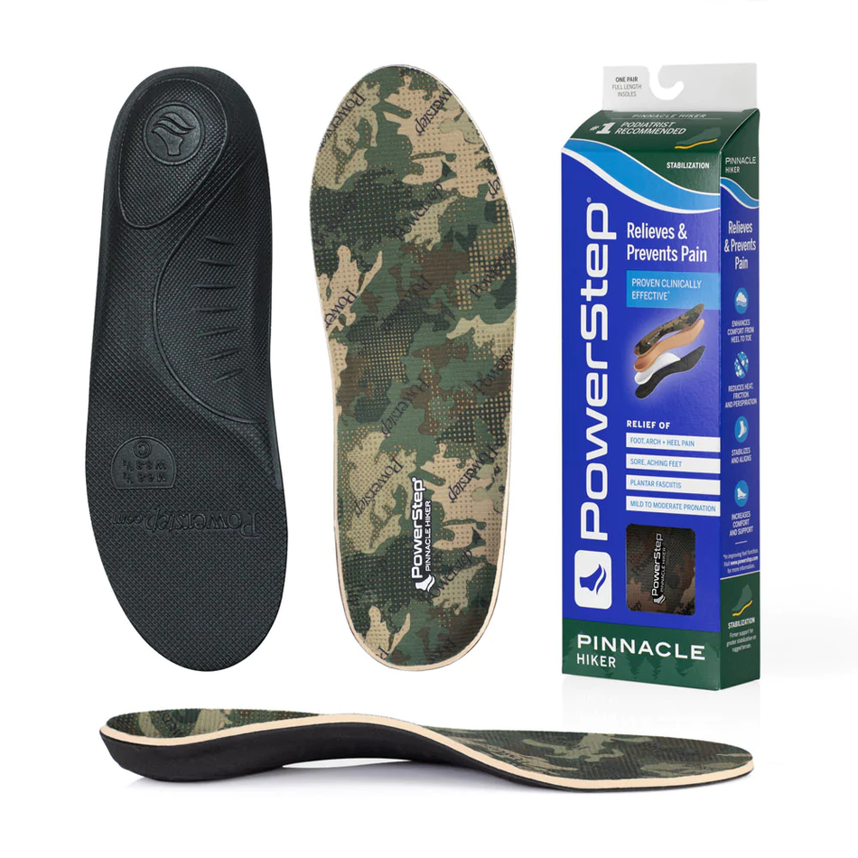 Powerstep Hiker Full Length Insoles Arch Support | One Pair