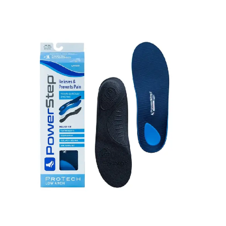 Powerstep ProTech Low Arch Insoles | One Pair