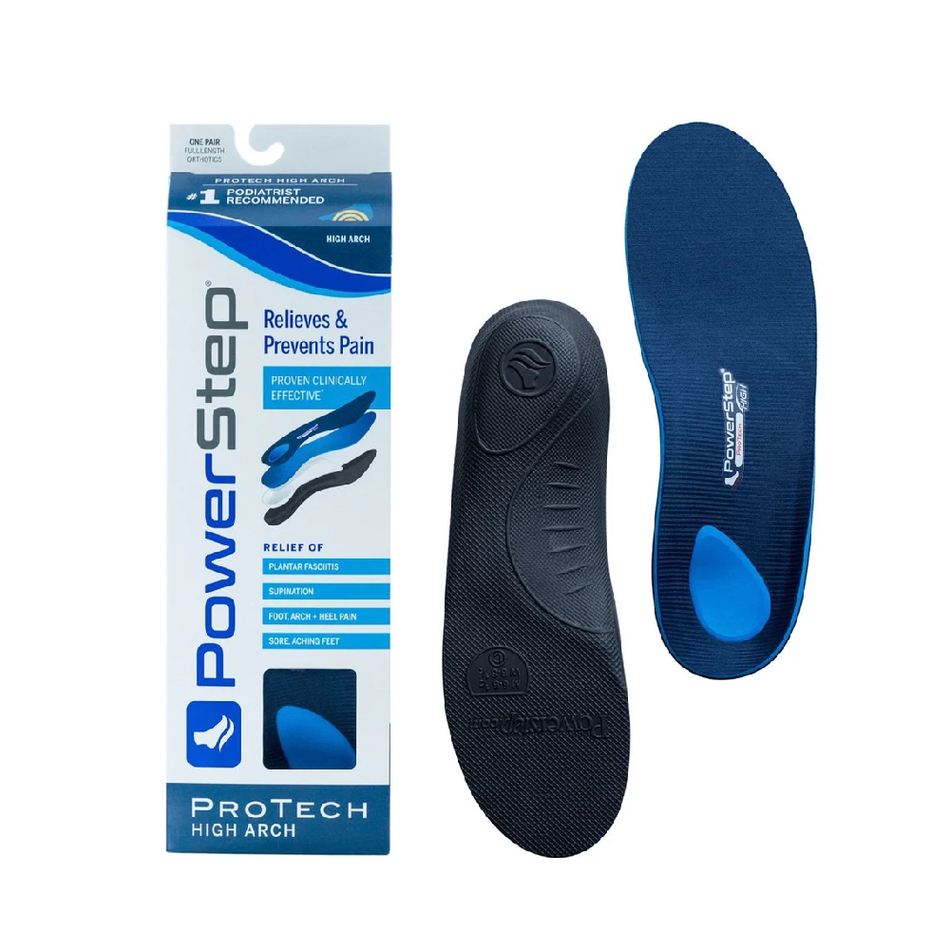 Powerstep Protech High Arch Insoles | One Pair