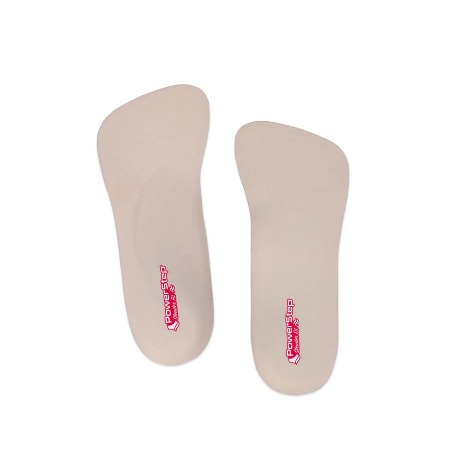Powerstep Slenderfit 3/4 Insoles Womens Color Natural | One Pair