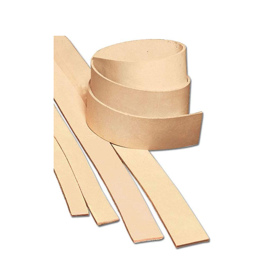 Tandy Leather Heavyweight Natural Cowhide Leather Strip 1-1/2" (38 mm) x 50" (1.3 m) 4532-00