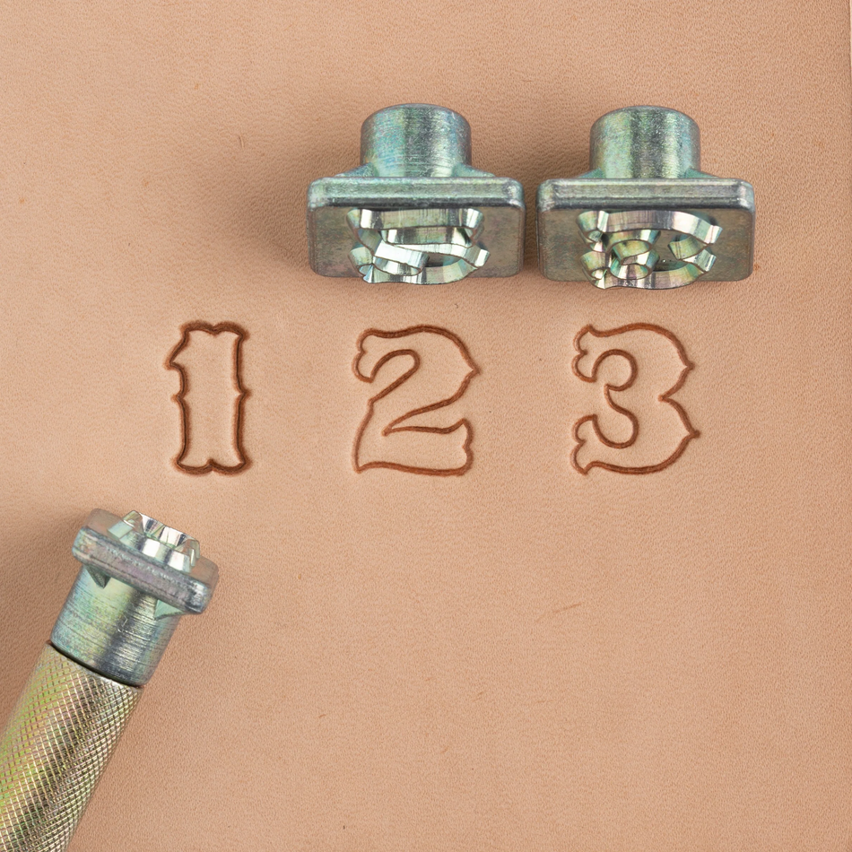 Tandy Leather Craftool 3/4" (19 mm) Standard Number Set 8135-00