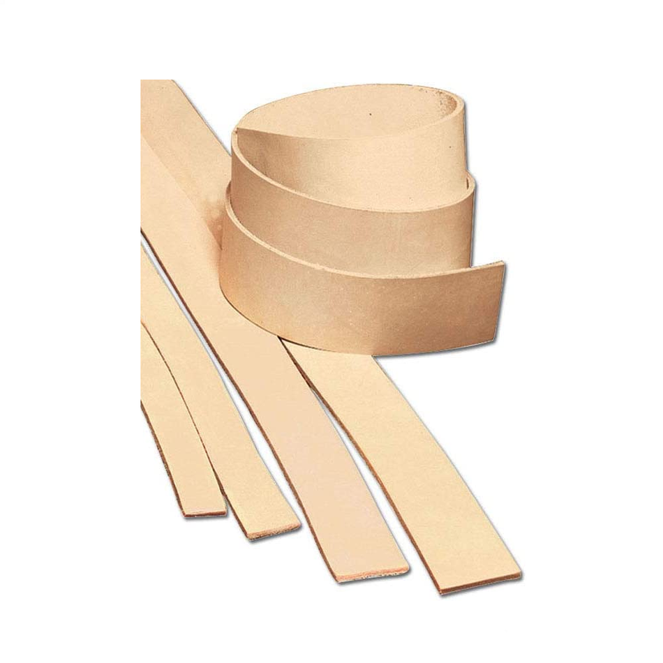 Tandy Leather Heavyweight Natural Cowhide Leather Strip 1-1/4" (32 mm) x 72" (1.8 m) 4530-00